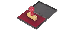 Ink pad for normal rubber stamp